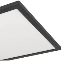Eglo Slimme badkamer lamp Rovito-Z vierkant - zwart - 39x39cm