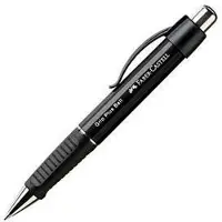 Faber-Castell Pen Grip Plus Ball M Zwart 5 Stuks