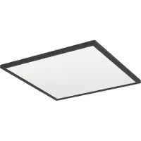 Eglo Badkamer plafondlamp Rovito vierkant - zwart - 50x50cm