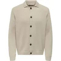 Only & Sons Gebreid vest 'ONSJacob' ecru