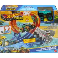Mattel Monster Trucks SPIRAL SHARK SMASH, Monstertruck & circuitset, 4 jaar, Kunststof, Meerkleurig