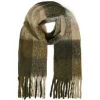 Vero Moda Sjaal 'VMIvy' crème / sand / olijfgroen