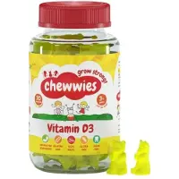 Chewwies - Vitamine D3, citroensmaak - 30 kauwtabletten