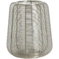 Light & Living windlicht ADETA in zilver en glas – Ø18x21 cm