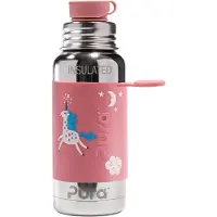 Pura Thermos Sportfles 475 ml - Thermoskan - Thermosbeker - Plasticvrij - Met Dubbele Wand - Inclusief Sportdop en Sportsleeve - Top is Verwisselbaar - Unicorn