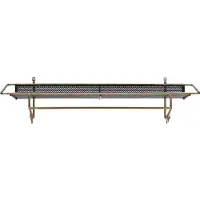 House Doctor Wally wandplank antiek messing/zwart - 900000268