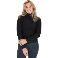 QHP TRUI MET HALVE RITS TEDDIE Zwart