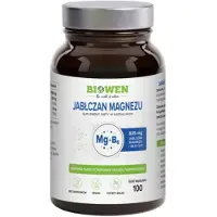 Biowen Magnesiummalaat 835 mg met vitamine B6 voor het zenuwstelsel, 100 capsules