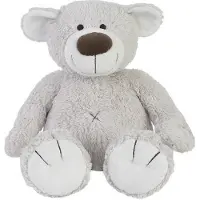 Happy horse Beer Baggio Knuffel 70cm - Grijs - Baby knuffel