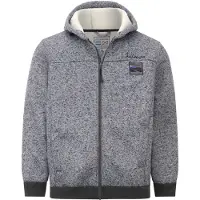 Jan Vanderstorm Comfort Fit Sweatjacket grijs, Effen