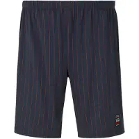 Jan Vanderstorm Comfort Fit Korte pyjamabroek donkerblauw, Gestreept