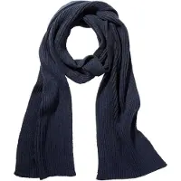 Jan Vanderstorm Sjaal donkerblauw, Effen