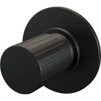 Brauer Stripe losse inbouw stopkraan met in- en afbouwdelen mat zwart