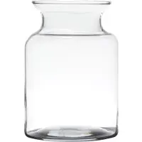 Hakbijl Glass Vaas Essentials Brenda Glas Ø14xh20cm Transparant Transparant Glas