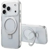 Accezz Ring Stand Backcover met MagSafe voor de Apple iPhone 17 Pro Max - Transparant