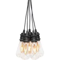 Konstsmide LED Lichtsnoer Add-on | 10 Lichtpunten Extra Warm Wit | 10m | 24V | IP44