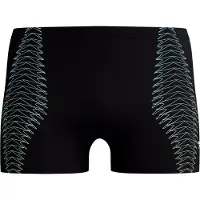 Speedo Duo Logo Print Swimming Shorts Zwart 38 Man