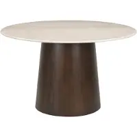 Natur24 Eetkamertafel Brix Bottecino Mango Rond 130cm