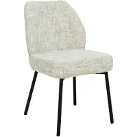 LivingFurn Eetkamerstoel Tess Cream- Set van 2