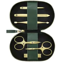 Zwilling 6-delige manicure- en pedicureset met nagelschaar, vegan, groene Nagelverzorgingsset 1 st