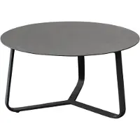AVH-Collectie Pula lounge tuintafel 75xH40 cm rond antraciet