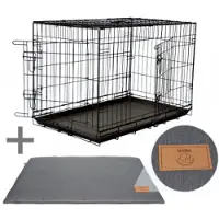 Brekz bench zwart voor de hond L