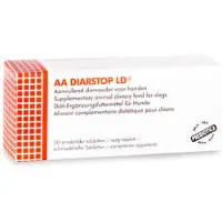 AA-Vet AA Diarstop LD voedingssupplement grote hond (tablet) 30 tabletten