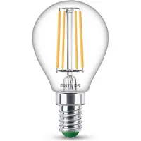 Philips LED lamp E14 | Kogel P45 | Ultra Efficient | Filament | Helder | 2700K | 3.8W (60W)