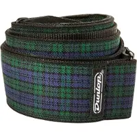 Dunlop Strap D6731 Jacquard Black Watch Plaid