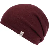 Roeckl Muts 'PURE CASHMERE' rood / wijnrood / donkerrood