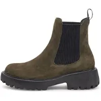 Woden Chelsea boots ' Aya S ' donkergroen / zwart