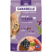 Sanabelle BOSCH Sanabelle Adult Struisvogel droog kattenvoer 8 kg