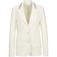 MADELEINE Blazers zilver / wolwit