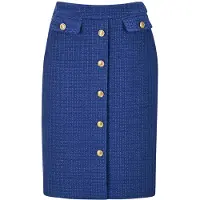 MADELEINE Rok royal blue/koningsblauw
