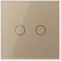 Livolo | Goud | 2 | Puls | 12 of 24V DC | Schakelaar - Bekijk hier!