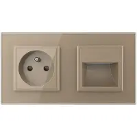 Livolo Wandverlichting | Wandcontactdoos | France | Goud | .nl