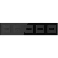 Livolo | Zwart | SR | 5 | Slide-Dimmer | Wisselschakelaar - Bekijk