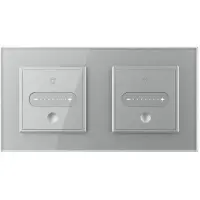 Livolo | Grijs | SR+SR | SlideDimmer | Wisselschakelaar | Smart Home