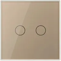 Livolo | Goud | 2 | Aan/Uit | 12 of 24V DC | Schakelaar - Bekijk hier!