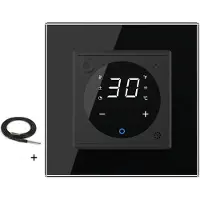 Livolo Thermostaat voor elektrische vloerverwarming | Zwart | .nl
