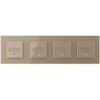 Livolo | Goud | SR | 4 | Slide-Dimmer | Wisselschakelaar - Bekijk