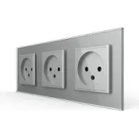 Livolo Wandcontactdoos | Zonder Randaarde | Grijs | .nl | Bekijk hier!