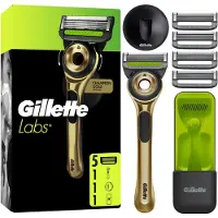 Gillette - Labs scheermes met exfoliërende strip Champion Gold Edition - Groen/Zwart