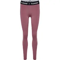 Hummel Sportbroek 'Pulse' mauve / zwart / wit