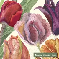 IHR Emma Bridgewater - Servetten - Cocktail servetten - 25x25cm - Tulips