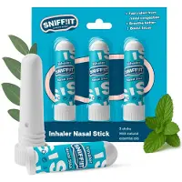 Zippit Sniffit Stick Inhaler - 3 Sticks - Inhalator - Met 4 Essentiële Oliën - Aromatherapie - Neus Inhalers - Boost Focus