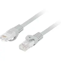 Lanberg PCU6-10CU-0300-S PATCHKABEL CAT.6 UTP LSZH CU 3M GRAU FLUKE ZERTIFIKA