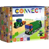 Trefl speelgoed vuilniswagen en tractor - duurzaam FSC hout.