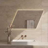 Best design Parallello led spiegel incl. Verwarming best-design vibe 120x65 cm
