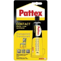 Pattex Transparant 50 g - Contactlijm - Geschikt voor Metaal Rubber Leer Hout Plastic Steen
